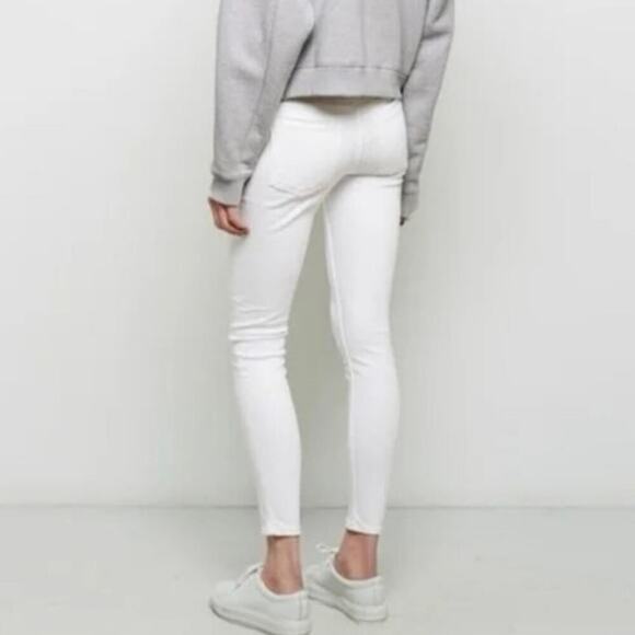 Acne Studios Skin 5 Pocket Jeans White Skinny Stretch Size 26 NWT - Picture 2 of 9